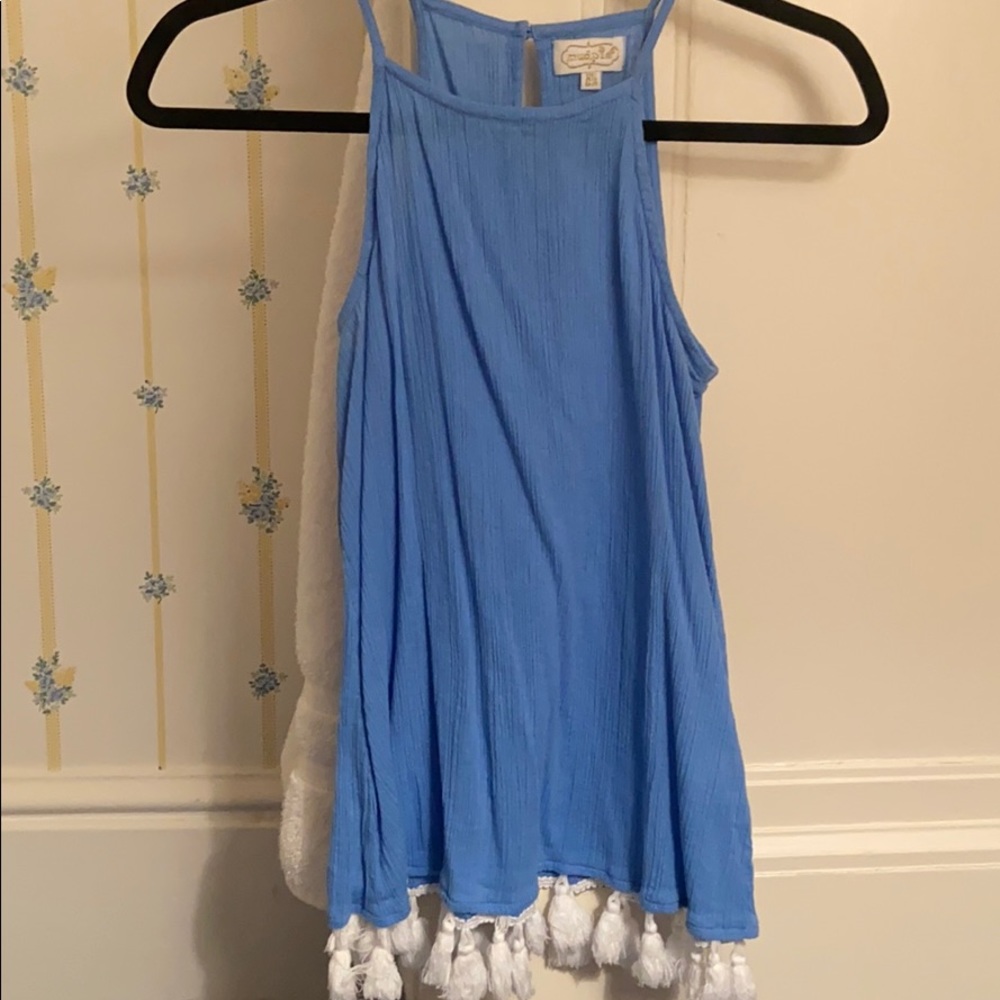 Mud Pie Halter Top with tassels